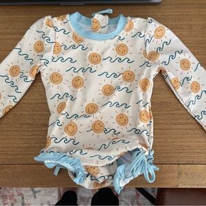 Caden Lane Sun and Waves Baby Swimsuit